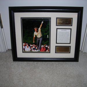 JACK NICKLAUS 1986 MASTERS CHAMPION Collage with autograph